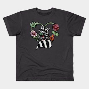 Beet Eating Raccoon Love Kids T-Shirt